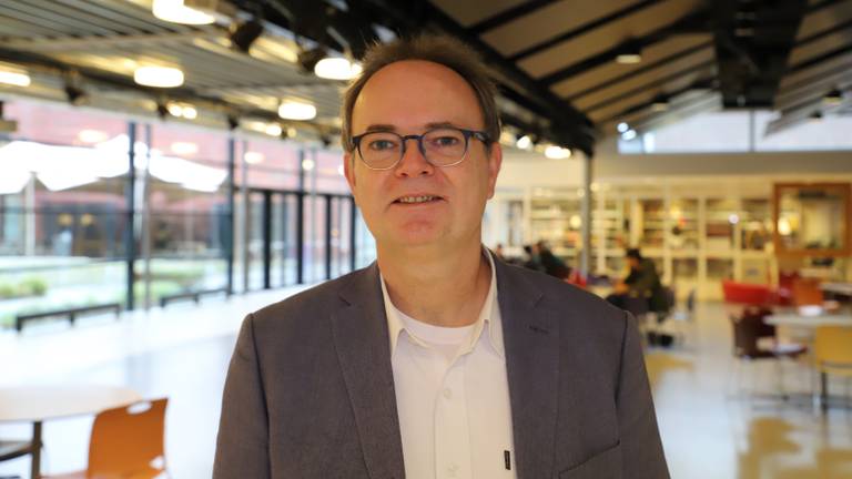 Rector Ben van den Anker van het Maurick College (foto: Collin Beijk)