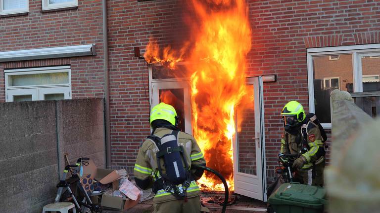 Huis uitgebrand in Waalwijk, bewoner verdacht van brandstichting