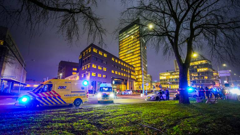 Vier voetgangers zijn in Eindhoven geschept door een automobilist (foto: SQ Vision).