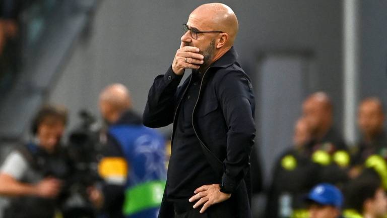 PSV-coach Bosz tegen Juventus (Foto: ANP)