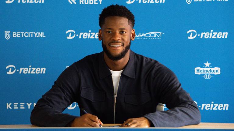 Luke Mbete, verdediger van FC Den Bosch.