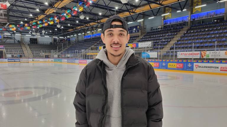 D'Artagnan Joly, speler van de Tilburg Trappers. (Foto: Leon Voskamp)