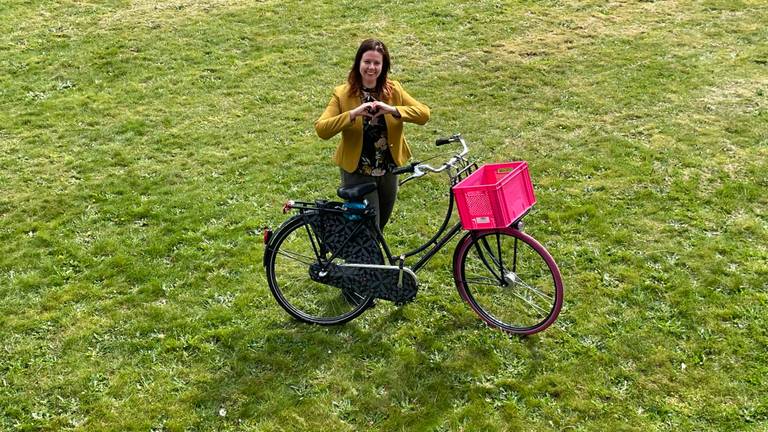 Mariska organiseert een fietsrave (foto: Mariska Corbeel).