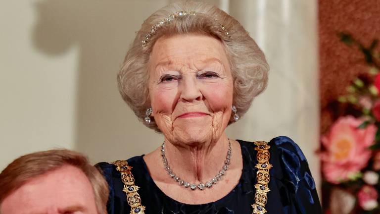 Prinses Beatrix in april tijdens het staatsbezoek van de Spaanse koning aan Nederland (foto: ANP).