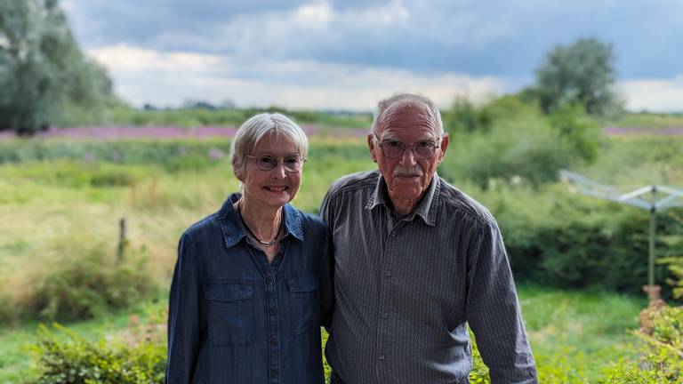 Mien is tegen, maar Fons is voor de komst van het park (foto: Ferenc Triki)