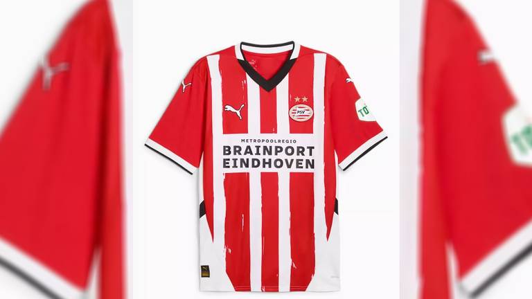 Het PSV-thuisshirt voor het seizoen 24-25 (foto: PSV Medium).