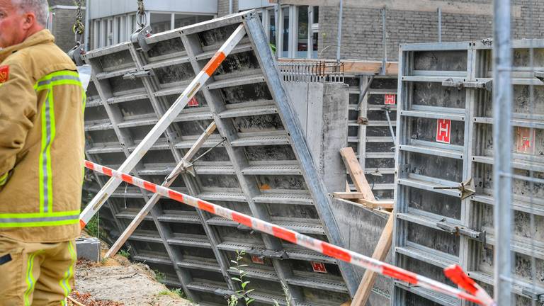 De plek waar het bedrijfsongeval gebeurde (foto: Rico Vogels/SQ Vision Mediaprodukties).