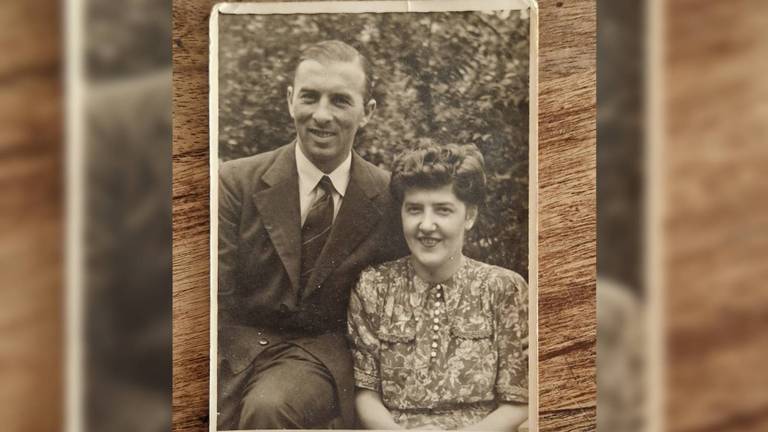 Emanuel 'Maan' Wijzenbeek en zijn vrouw, Maria Sanders (foto: familie-album).