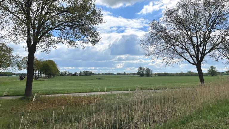 Het beoogde terrein voor de nieuwe commandokazerne in Nispen (foto: Erik Peeters).