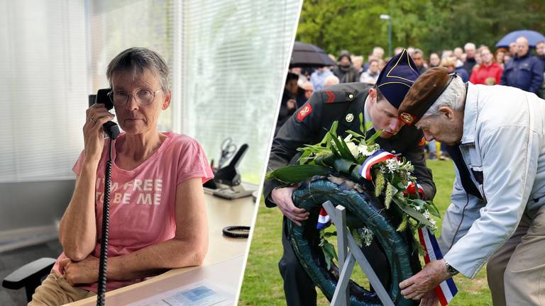Marion is vrijwilliger bij de Luisterlijn in Den Bosch/ Dodenherdenking in Mierlo (foto: Megan Hanegraaf/Omroep Brabant).