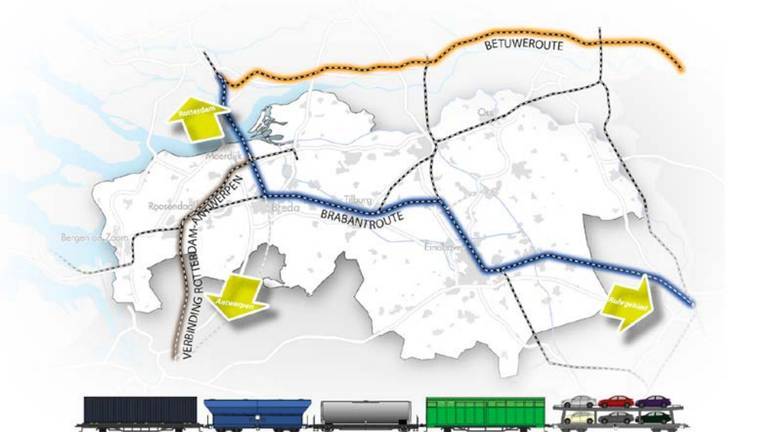 Tot 2024 rijden er meer giftreinen door Brabant.