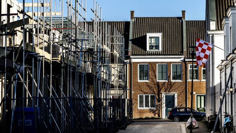 Een nieuwbouwwijk in aanbouw in Helmond (foto: ANP).
