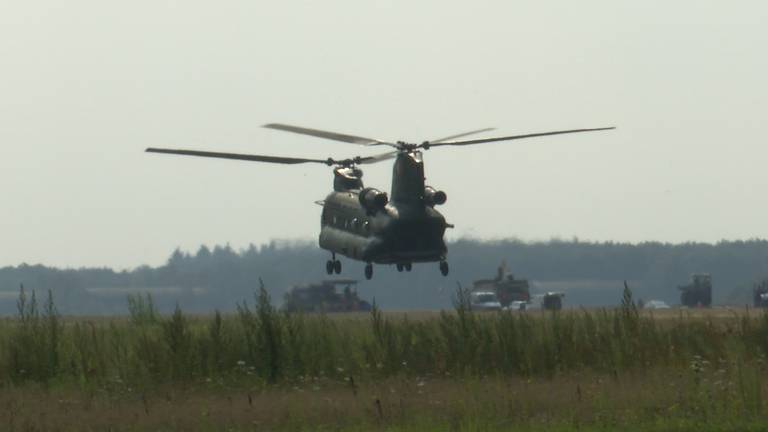 Chinooks vliegbasis Gilze-Rijen.