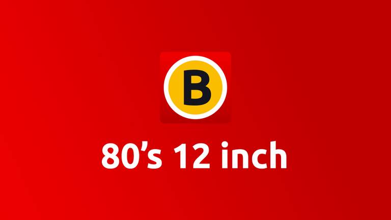 80's 12 inch