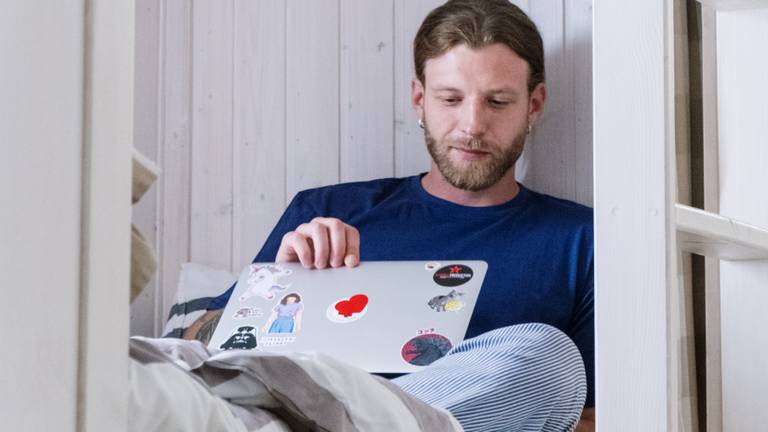 Studenten hebben meer tijd om hun bed uit te komen (archieffoto).