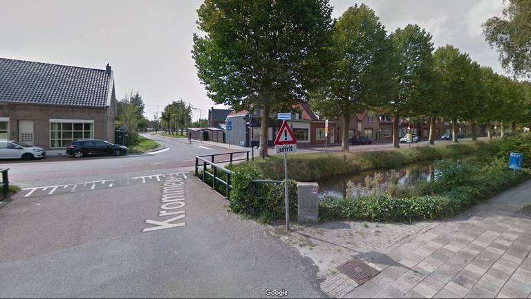Het kruispunt in Steenbergen (foto: Google Streetview).