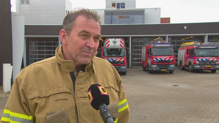 Clustercommandant Erik van der Linden in Den Bosch.