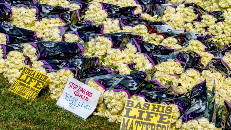 De dood van Bas van Wijk zorgde voor veel verdriet bij de nabestaanden (foto: ANP/Robin Utrecht).