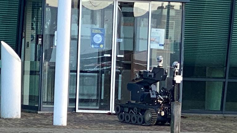 Robot gaat op onderzoek uit (foto: Omroep Brabant / Jan Peels).