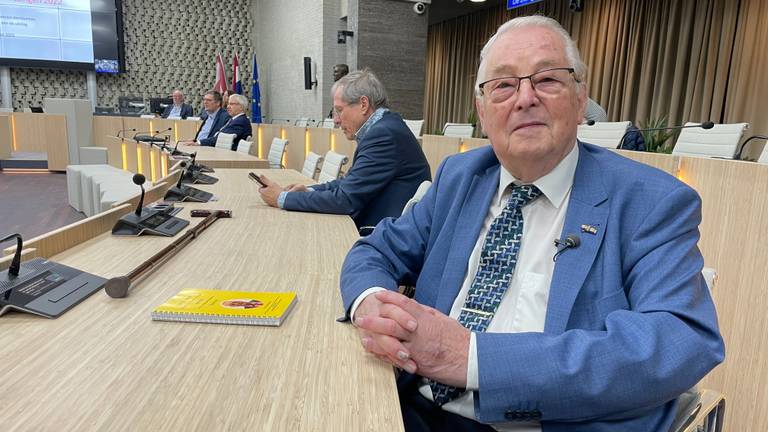 Dré Rennenberg op 'zijn' pluche (foto: Rogier van Son)