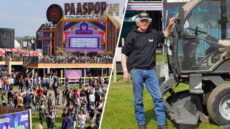 Herman ruimt (nog steeds) de troep van Paaspop op