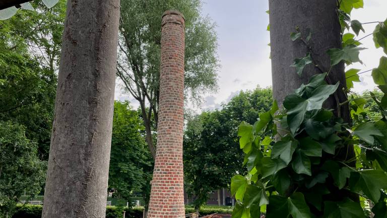 De schoorsteen moet afgebroken worden (foto: Agnes van der Straaten).