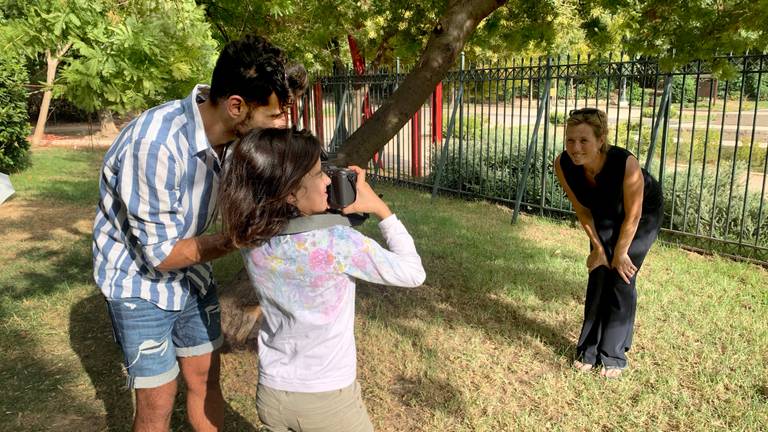 Marieke van der Velden moest zelf ook op de foto