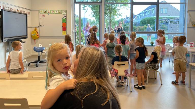 Zo'n eerste dag is soms best even spannend (foto: René van Hoof).
