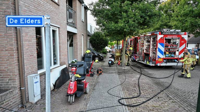 De brandweer was snel paraat in Diessen (foto: Toby de Kort/SQ Vision Mediaprodukties).