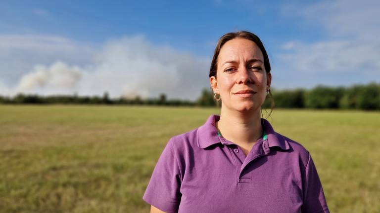 Boswachter Lieke Verhoeven.