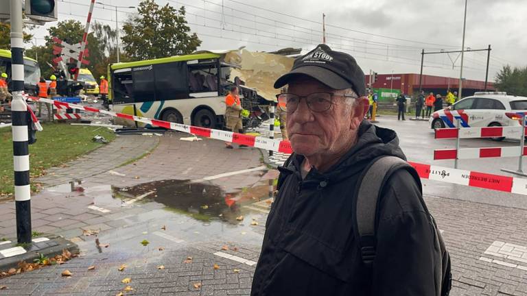 Ad uit Lage Zwaluwe zat in de trein (foto: Robert te Veele).