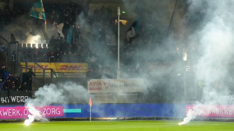 Rellen bij Willem II-FC Den Bosch (Foto: ANP).