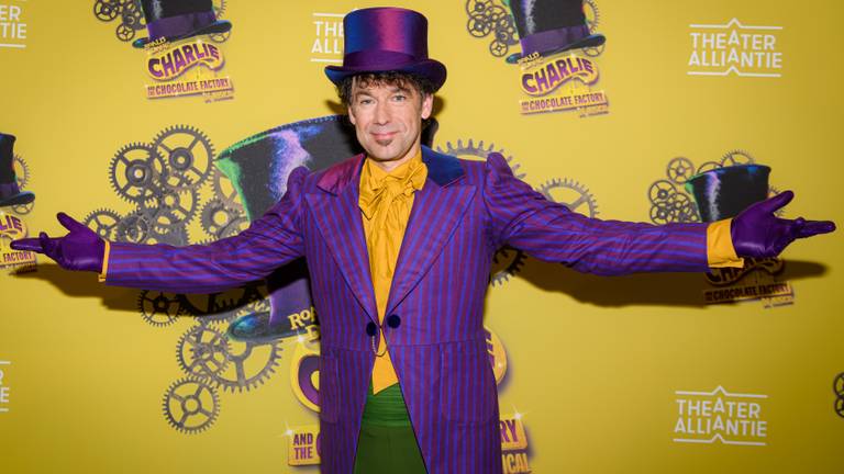 Remko Vrijdag s Willy Wonka in 'Charlie and the Chocolate Factory'