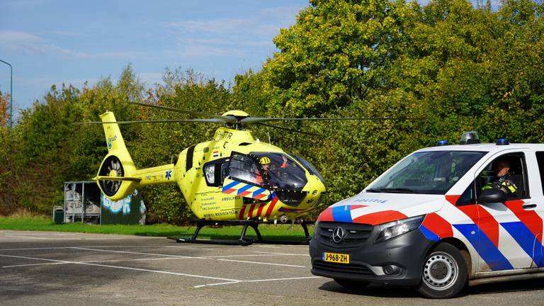 De vrouw was gestoken door een wesp (foto: SQ Vision).