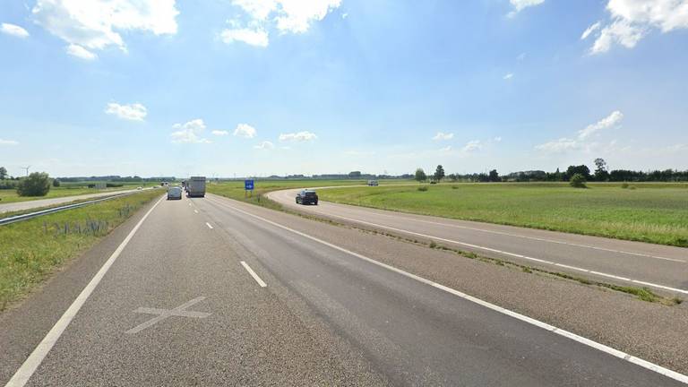 De afslag bij Hoogerheide (foto: Google Streetview)