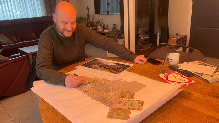 Johann is busy with plans for Nieuwe Schaik.
