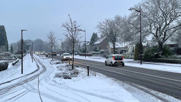 Veel sneeuw in Brabant, KNMI geeft code oranje af