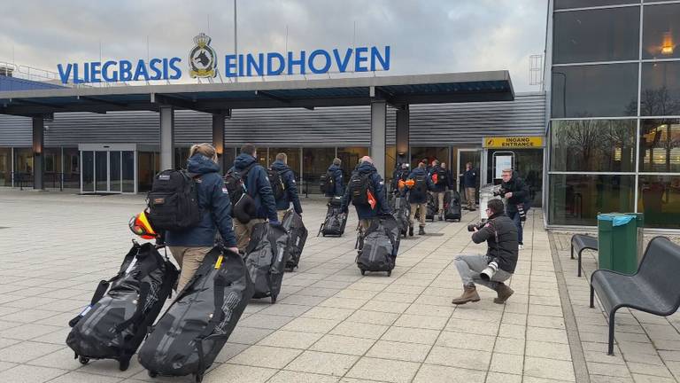 Het team is inmiddels vertrokken vanuit Eindhoven.