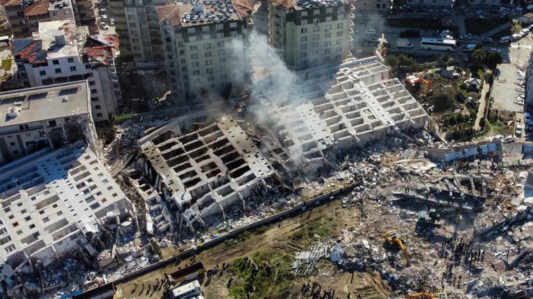 Het zwaar getroffen Hatay (foto: AFP).