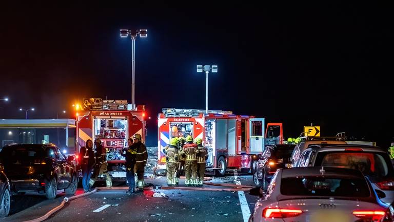 Er werd groot alarm geslagen na het ongeluk (foto: Jurgen Versteeg/SQ Vision).