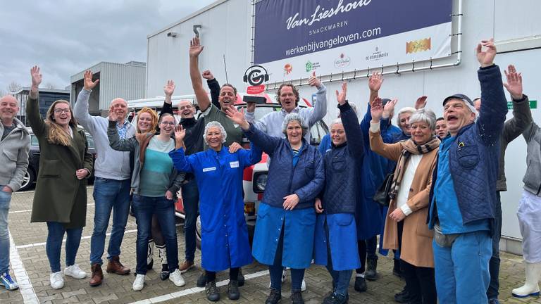 De medewerkers van het gezelligste bedrijf van Brabant (foto: Nelleke Arnout)