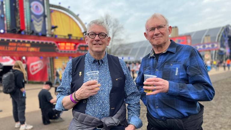 Piet van Esch en Peter Roozendaal zorgden voor de eerste editie van Paaspop (foto: Eva de Schipper).