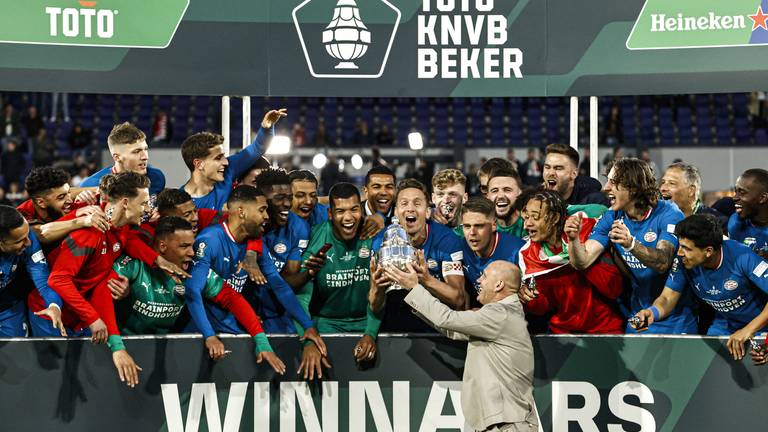 PSV wint de KNVB-beker (foto: ANP).
