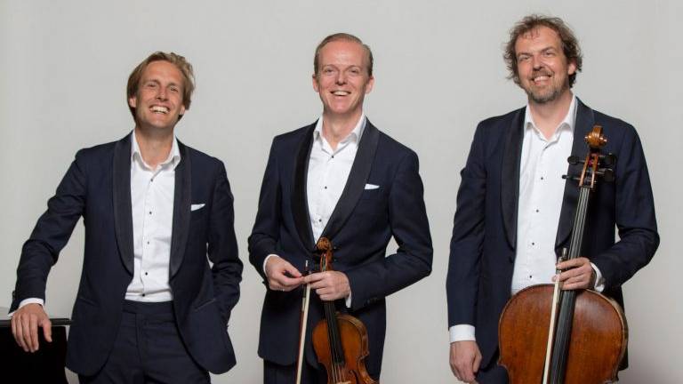 Het Storioni-Trio, vlnr Bart van de Roer, Wouter Vossen en Marc Vossen