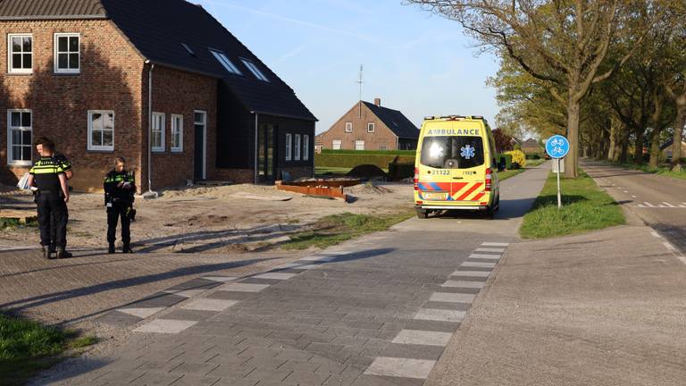 Wielrenner gewond na botsing (foto: SQ Vision).