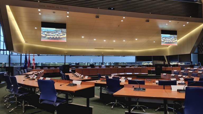 De Statenzaal in het Provinciehuis in Den Bosch (Foto: Rick Lemmens)