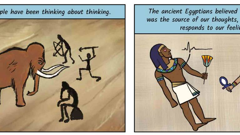 A comic from Raaijmakers' thesis (Photo: Elles Raaijmakers)