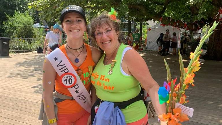 Gwendolyn en haar moeder.