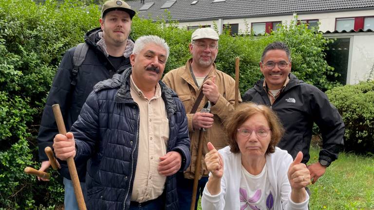 Alex, Youssef, Arnold, Hannie en Theo (foto: Tom van den Oetelaar).