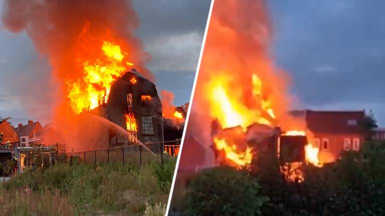 Gebouw stort in tijdens grote brand in centrum Boxmeer